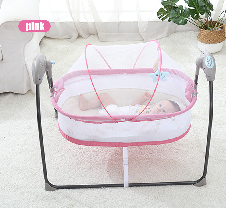 KIDONE Baby Swing Rocker Cradle Electric Rocking Chair Chairs Infant To Toddler Crib Auto On Sale baby rocker infant to toddler baby rocker infant to tooddler baby swing duyan electric rocker