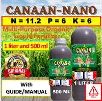 CANAAN NANO ORGANIC LIQUID FERTILIZER - 1LTR AND 500ML