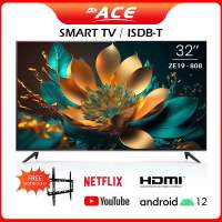 Ace 32 Smart Google TV ZE19 (Android 14 Netflix Youtube Chromecast) with FREE BRACKET