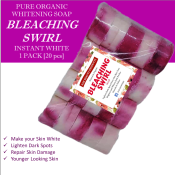 Swirl Natural & Organic Whitening Soap - 1 Kilo + Freebies