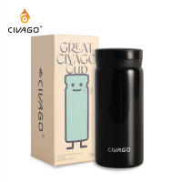 CIVAGO (7oz/210ml）Mini Vacuum Flask 316 Stainless Steel Cute Portable Pocket Water Bottle For Women Stylish Compact Design