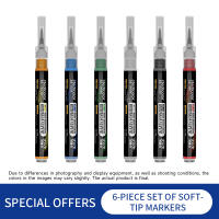 Stedi Soft-tip Marker Acrylic Paint Pen for Gundam Model Assembly Color Modification & Touch-up Painting Water-based Valve-type Self-leveling High Coverage Paint Pen for Figure & Model Coloring