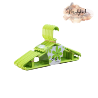 Durable Colored Plastic Clothes Hanger by 12