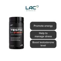 LAC Testo Sport Advanced Testosterone Formula 120 Caplets - Supports Male Vitality Boosts Energy & Endurance (best by: March 2029)