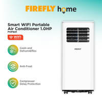 [ONLINE EXCLUSIVE] Firefly Home Smart Wi-fi Portable Aircon 1.0HP - Easy to install Lightweight Consumes less energy with Compressor Delay Protection & Remote Control