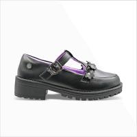 Hasbro My Little Pony Black School Shoes with Memory Foam for Kids Girls Zeffie