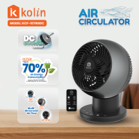 Kolin Air Circulator Model KCF-10TRGDC with DC Inverter Motor Energy Saving up to 70% Multi-Dimension Air Flow Remote Control.