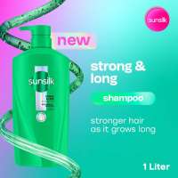 Sunsilk Strong and Long Shampoo 1L - For up to 200% Stronger Hair
