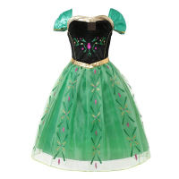 Frozen Anna Costume Dress for Kids Girls Birthday Costume For Baby Girl 3-6-10 Years old