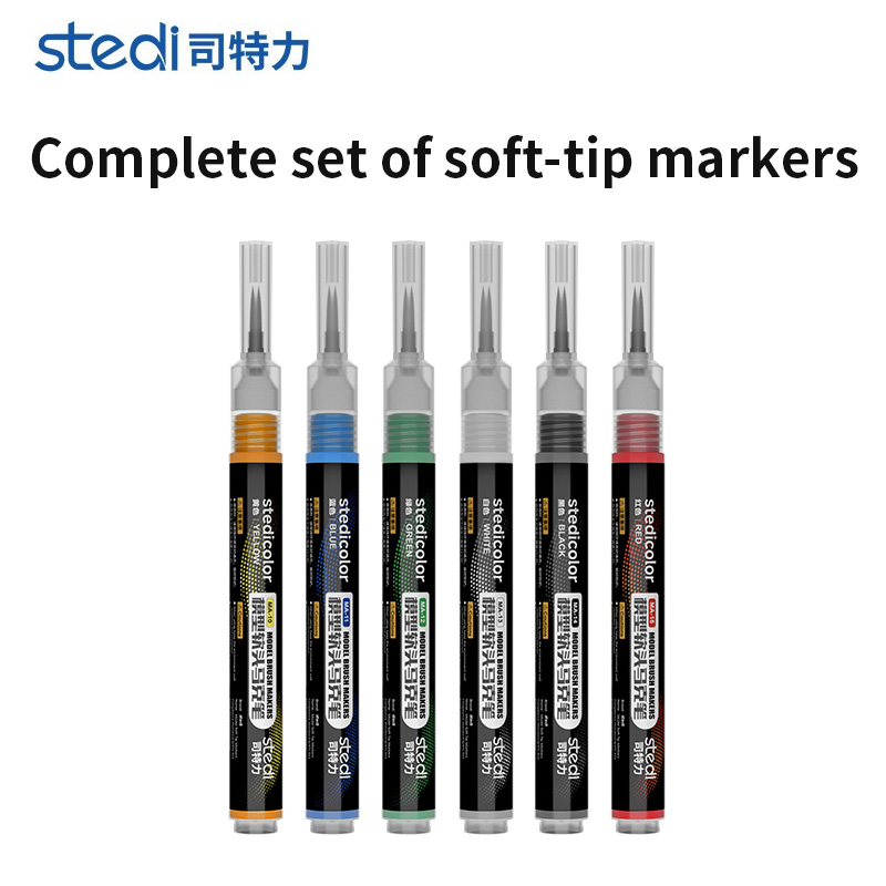 stedi double-ended marker nylon nib moredurable gundam model painting coloringtools