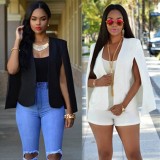 2017 New Women Shawl Blazers And Jackets Europe And America (Black/White) Ladies Blazer - Intl September 2018 - 3 2017 New Women Shawl Blazers And Jackets Europe and America (Black/White) Ladies Blazer - intl - 3