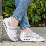 APTESOL New Height Increasing Shoes Casual Women Swing Breathable Mesh Stripe Wedges Shoes EU35-40 - Intl August 2018 - 5 APTESOL New Height Increasing Shoes Casual Women Swing Breathable Mesh Stripe Wedges Shoes EU35-40 - intl - 5