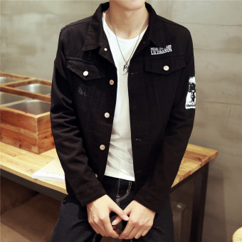 Winter Korean Men Long sleeve youth denim jacket Y051 Y051