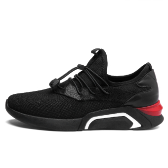 style breathable Rubber shoes Sneakers men's shoes C704 all black