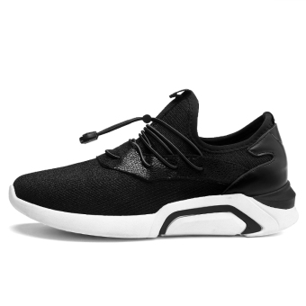 style breathable Rubber shoes Sneakers men's shoes C704 black and white