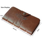Fashion Sale Designer Men Wallets Long Style Classic Hasp Retro Casual Brown Banking Credit Card Holder Purse - Intl August 2018 - 2 Fashion Sale designer men wallets Long Style Classic hasp Retro casual brown banking credit card holder purse - intl - 2