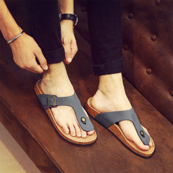 man New style men slippers 102 blue