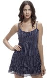 Glamorous Strappy Dress (Navy)