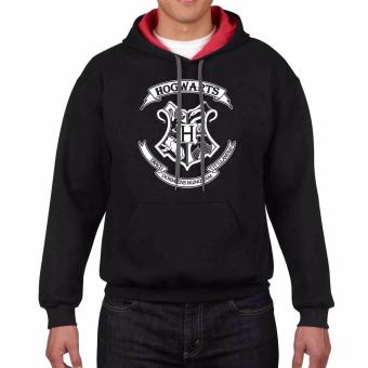 iGPrints HOGWARTS School of Witchcraft and Wizardry Contrast Hoodie Jacket Black Red