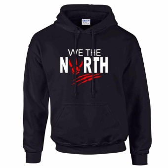 iGPrints Toronto Raptors Inspired NBA We the North Design Hoodie Jacket Black