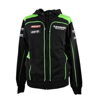 men kawasaki motorcycle hooded pullover jacket black auttumn sport sweater jacket coat - intl