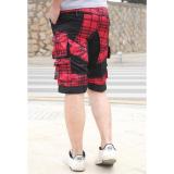 Men's Summer Bike Short With Stripe Design (RED) August 2018 - 3 Men's Summer Bike Short with Stripe Design (RED) - 3