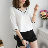 Women Korean style short sleeves top