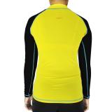 PROCARE MARINE #9351Y Ladies Rash Guard High Neck UV Protection UPF30+ For Swimming Diving Snorkeling (Yellow/Black) August 2018 - 3 PROCARE MARINE #9351Y Ladies Rash Guard High Neck UV Protection UPF30+ for Swimming Diving Snorkeling (Yellow/Black) - 3