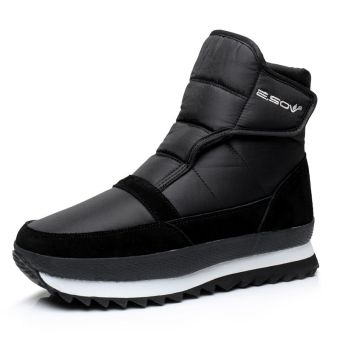 Waterproof non-slip low tube men shoes short boots Black Men Shoes Boots Ankle Boots