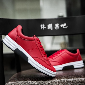 WINDRIDERISM New Fashion Mens Casual Shoes Outdoor Men Sneakers Running Shoes for Men Red - intl