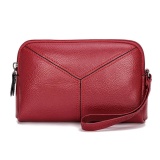 Women PU Leather Multifunction Mini Phone Bag Card Coin Clutch Bag(Red) - intl