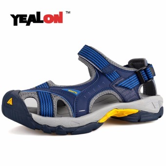 YEALON Outdoor Beach Sandals Men Shoes Waterproof Breathable Footwear - intl