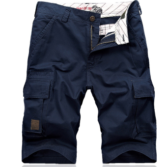 Youth Summer bags Capri pants shorts for men Sapphire Blue Sapphire Blue
