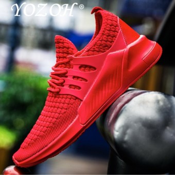 YOZOH Men'S Running Shoes Cool Light Breathable Sport Shoes For Men Sneakers For Outdoor Jogging Walking Shoe - intl