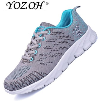 YOZOH Mens Running Shoes Lightweight Sports Shoes Summer Breathable Jogging Sneakers For Man Outdoor Flat Walking Trend Shoes - intl