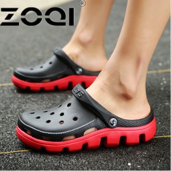 ZOQI Comfortable Men And Women Slip On Garden Crocus Clogs Men Outdoor Beach Sandals Casual Water Shoe Slippers Soft Men Shoe - intl