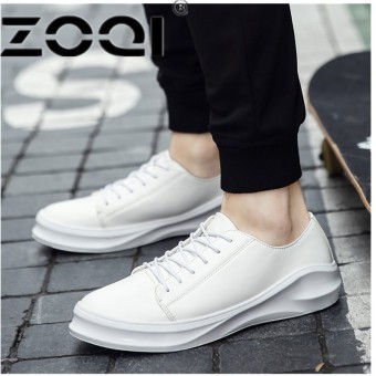 ZOQI Men Sport Running Shoes Students Flat Board Jogging Training Sport Shoes Men Breathable Running Sneakers For Male ShoesWhite - intl
