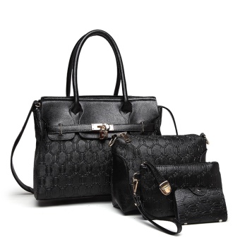 ZOQI Women Bags Handbag Lady Messenger Bags Casual Female Shoulder Bag (Black) - intl