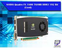 NVIDIA Quadro FX 1800 768MB DDR3 192 Bit  Graphics Card  / PCIE Video Card (Used)
