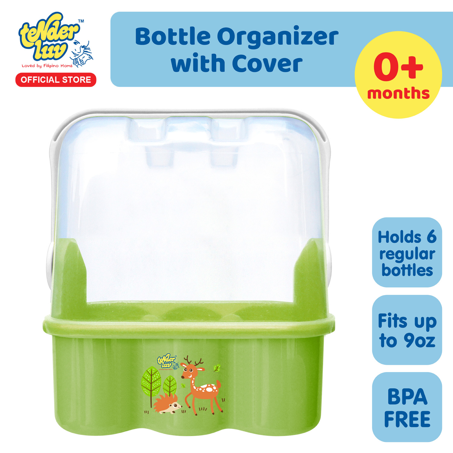 Tender Luv Feeding Bottle Organizer with Cover