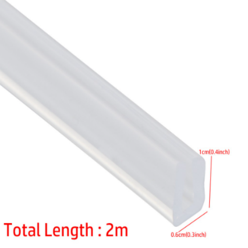 2m Rubber U Channel Edge Trim Furniture Bumper Flexible Edge Protector for Sheet Metal Glasses