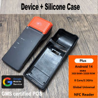 Soonpos Android 13 Handheld Pos Terminal With 58mm Thermal Printer 5.5 Inch Mobile Cash Register Compatible With Loyverse POS Grab Merchant Grabfood Salesplay Food panda 4g Network GPS WiFi Billing Printing
