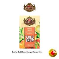 BASILUR TEA Cold Brew ″Orange Mango″ (2g x 20En) - 72097 - Caffeine Free Taste oranges and mangoes for a better mood with Natural Fruits and Flavours.