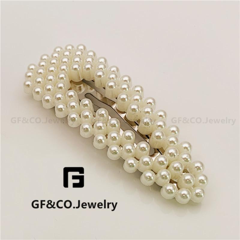 GF&Co. Jewelry White Gold Pearl Hair Clip New F New