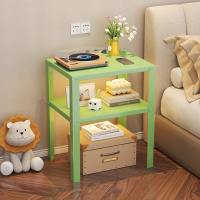 Nordic Bedside Table Corner Table Living Room Square Desk Coffee Table Storage Rack Bedside Table