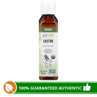 Aura Cacia Organic Castor Oil Skin Care 118ml – USDA Organic & Non-GMO Project Verified