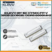 KLEVV (BY SK HYNIX) FIT V 32GB (2x16GB) DDR5 6000MHZ CL30 DIMM GAMING MEMORY RAM - AMD OPTIMIZED / LOW PROFILE / ALUMINUM HEATSINK