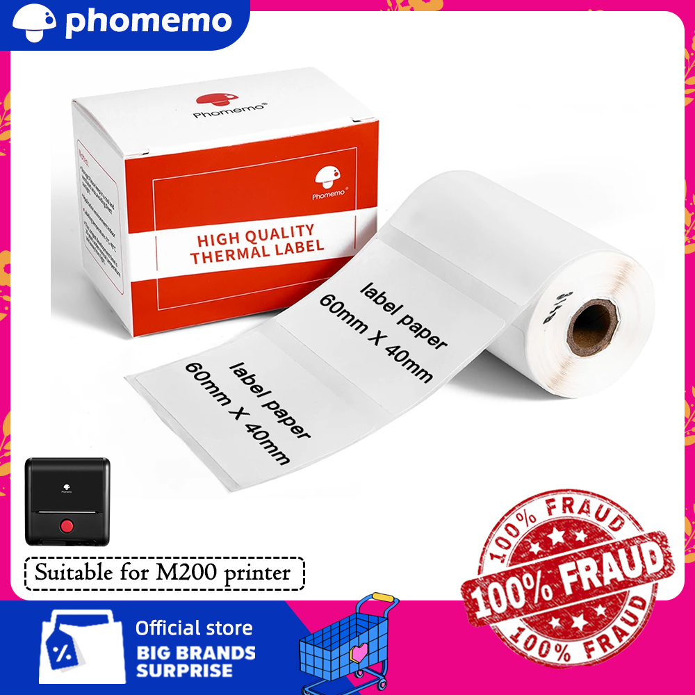 Phomemo Label for M200 Printer MultiPurpose SelfAdhesive Label