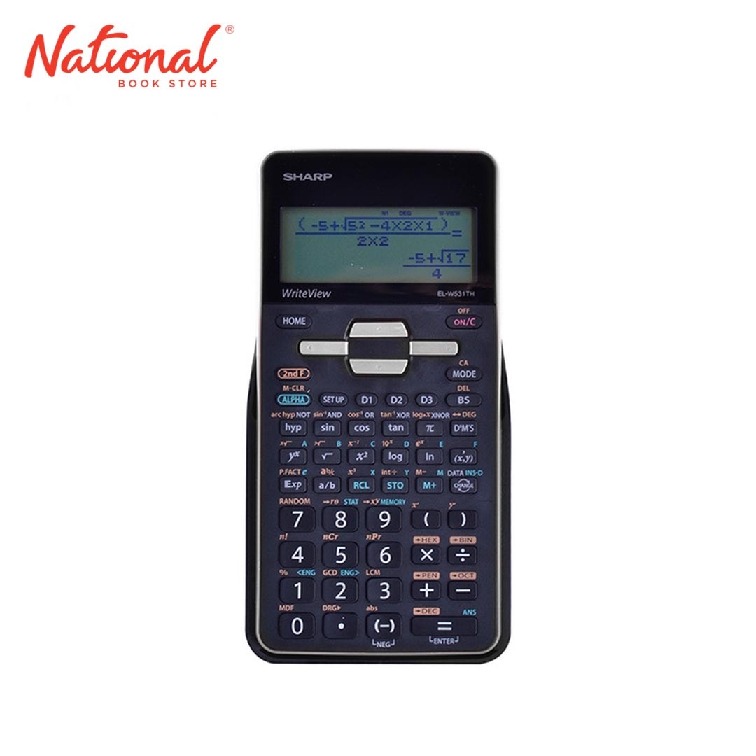 Sharp Scientific Calculator ELW531THWT 422Functions Battery Operated Write View Violet