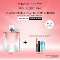 Lancome La Vie Est Belle Eau de Parfum -Floral Gourmand Vanilla Long Lasting Perfume Fragrance for Women - 100ml